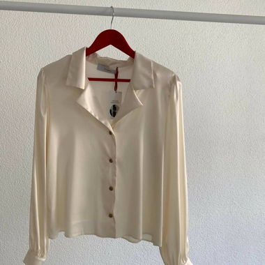 Handmade Silk Ivory Shirt