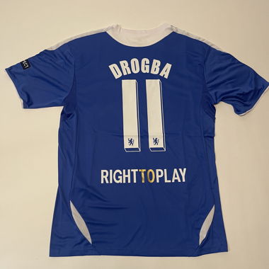 Maillot Chelsea UCL Finale 2012 Drogba No. 11 Taille S