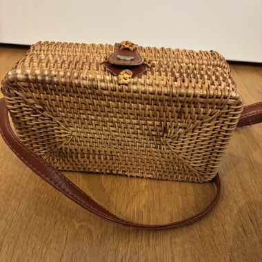 Rattan Umhängetasche