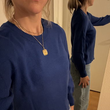 Pullover blau XS-S