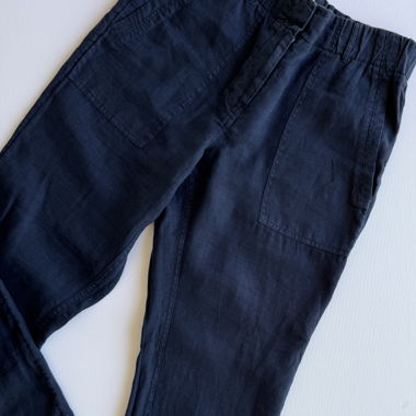 Pantaloni Utility in lino Cecil