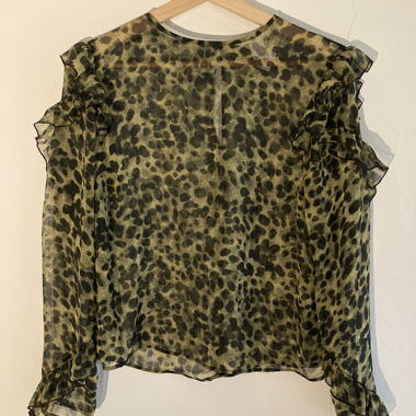 Blouse, légèrement transparente
