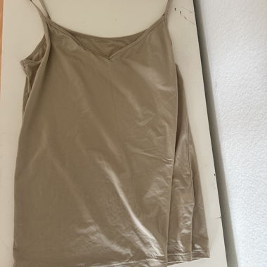 Beige spaghetti top