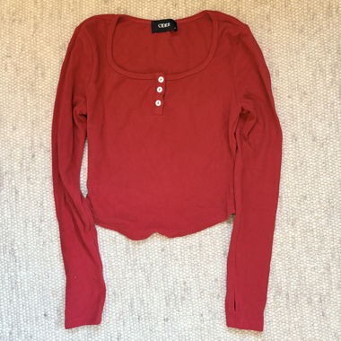 Red Long-Sleeve Shirt