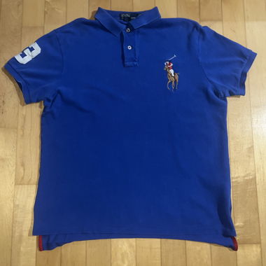 Chemise polo Ralph Lauren bleue