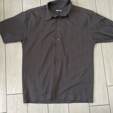 Military Green Short-Sleeve Shirt