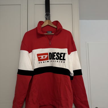 Diesel Colorblock Half-Zip Sweatshirt