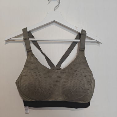 Reggiseno sportivo verde oliva
