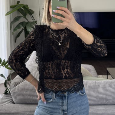 Spitzen Bluse