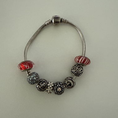 silbriges Pandora Chainarmband