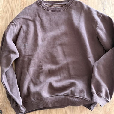 Felpa marrone Bershka