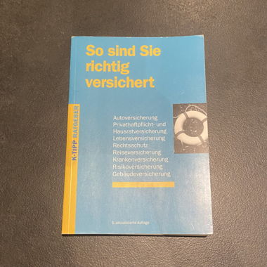 Heft - So sind Sie richtig versichert