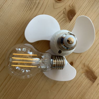 E27 Fan – for lamps & luminaires (New!)
