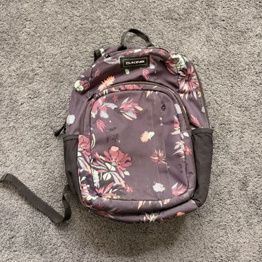 Dakine backpack with floral pattern
