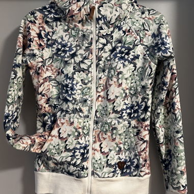 Haily’s hoodie with floral pattern, size S
