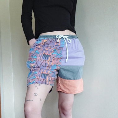 colourful summer trousers
