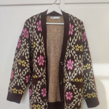Oversized Strickjacke