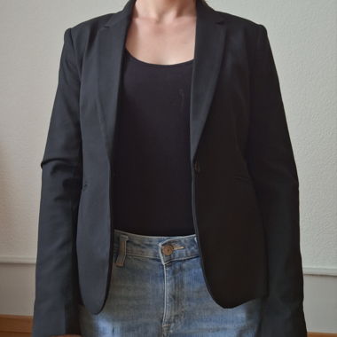 H&M Blazer Schwarz