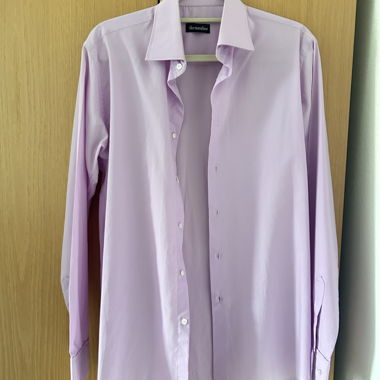 Camicia elegante lilla chiaro