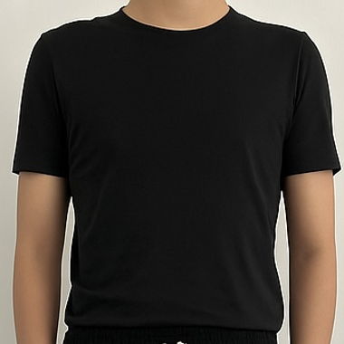 Black Relaxed-Fit Fitness Pants - S