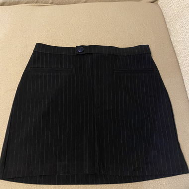 Blue stripped skirt