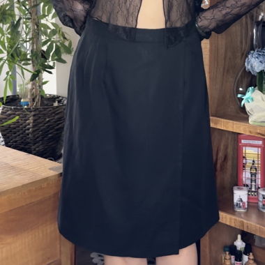 japanese vintage: black pants 