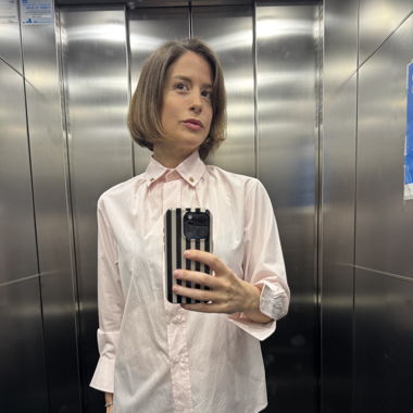 Sandro light pink shirt