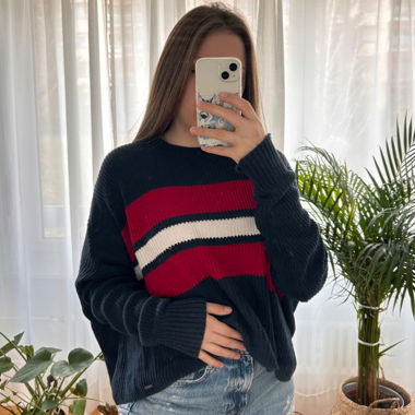 Blue sweater from Hollister