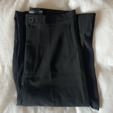 Pantalone in stoffa nero Pull&Bear