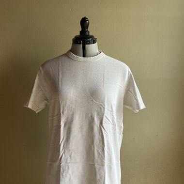 T-shirt base bianco manica corta