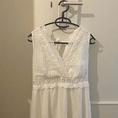 Robe blanche courte