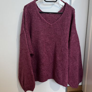 Maglione in maglia JDY, taglia L, colore vino