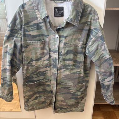 Veste camouflage en denim