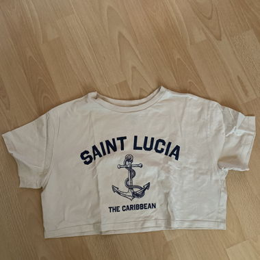 Saint Lucia Cropped T-Shirt