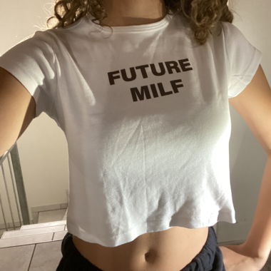 Crop Top / Baby T weiss Nude Project