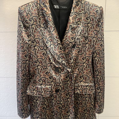 Blazer cachemire imprimé ZARA