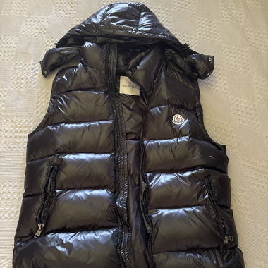 Gilet imbottito Moncler nero taglia M