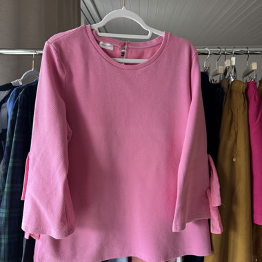 Pink long sleeve top