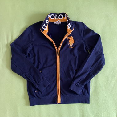Felpa con zip US Polo Assn.