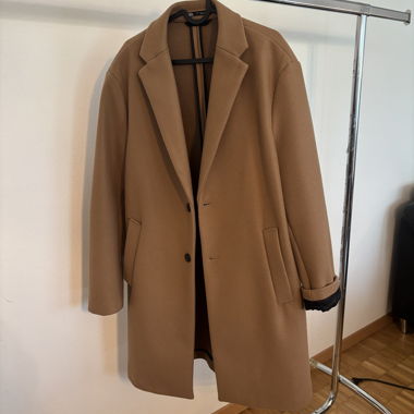 Camel wool coat
