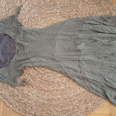 Abito in seta Laura Ashley a pois