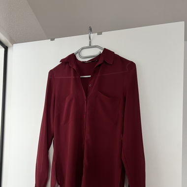 Bluse Dunkelrot