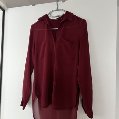 Dark red blouse