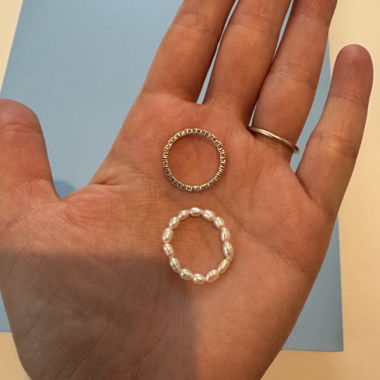 Bague en Perle Naturelle