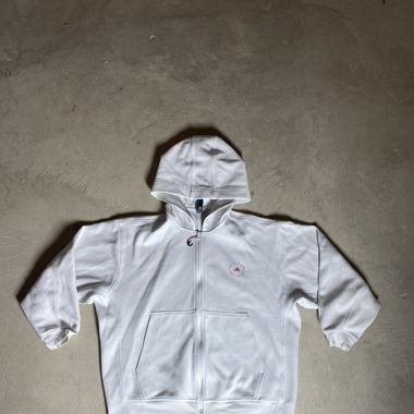 White Stella McCartney zip up hoodie adidas