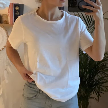 Basic weisses T-Shirt