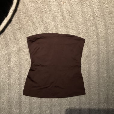 Top Tube Marrone Bershka