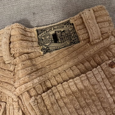 Pantalon velour côtelé