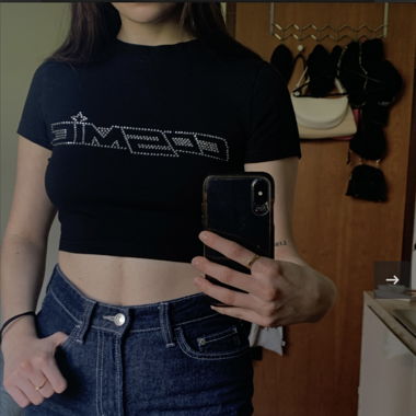 Top à strass 