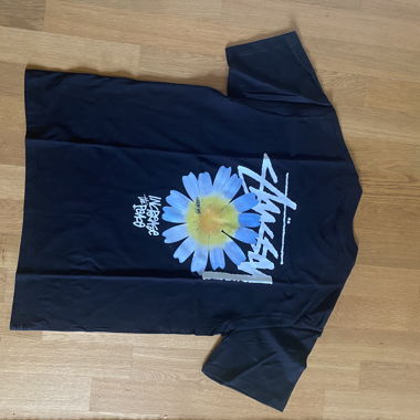Stussy black graphic T-shirt